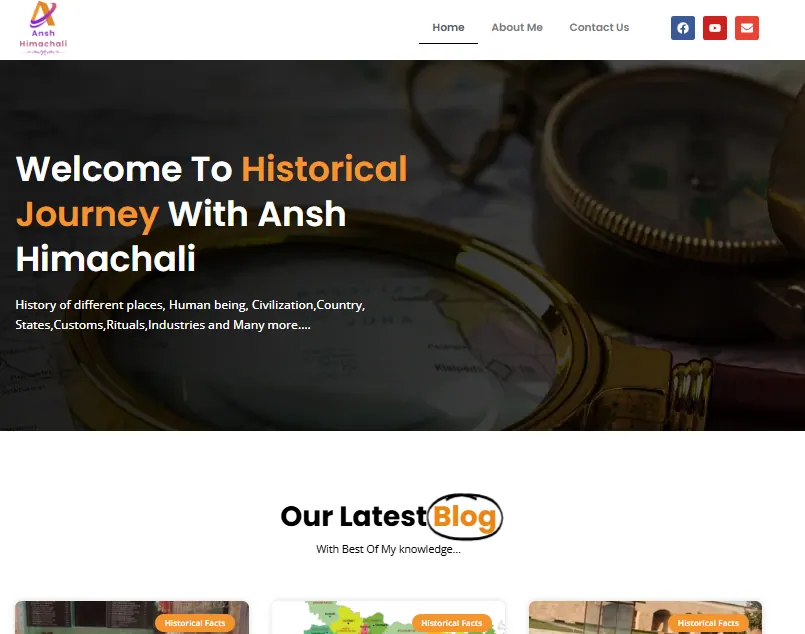 Ansh Himachali - historical blog website