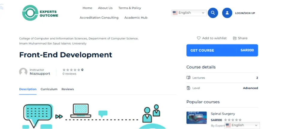 Experts Outcome project screenshot 3